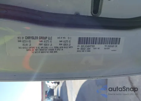 2011 Dodge Charger z USA, uszkodzony, nr VIN 2B3CL3CG4BH577693